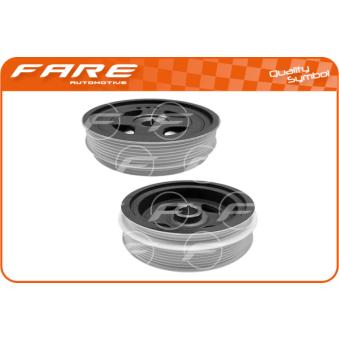 Poulie, vilebrequin FARE SA 10041 pour AUDI A6 One D - 88cv Poulie, vilebrequin FARE SA 10041 pour AUDI A6 One D - 88cv