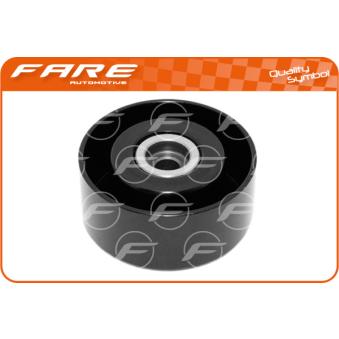 Poulie-tendeur, courroie trapézoïdale à nervures FARE SA 10395 pour HYUNDAI I30 1.9 D - 70cv