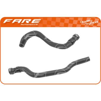 Durite de radiateur FARE SA 11102 pour FIAT UNO 1.4 CD - 68cv