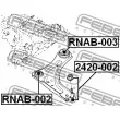 FEBEST 2420-002 - Rotule de suspension