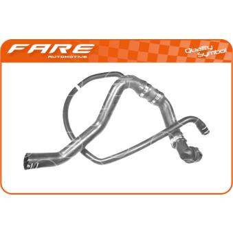 Durite de radiateur FARE SA 11256 pour FIAT STILO 1.6 16V - 103cv