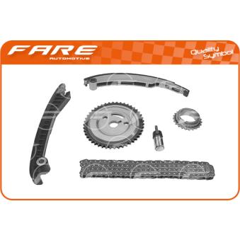Kit de distribution par chaîne FARE SA 12743 pour MERCEDES-BENZ CLK 1.6 - 110cv