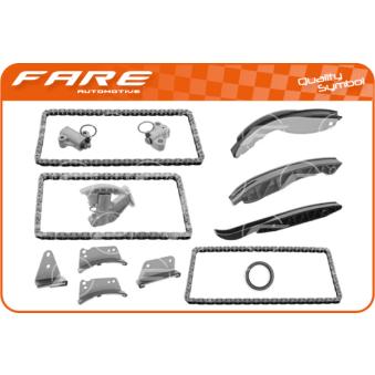 Kit de distribution par chaîne FARE SA 12906 pour PORSCHE CAYMAN 2.5 CRDi - 110cv