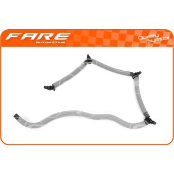 Tuyau, carburant de fuite FARE SA OEM 9659113480