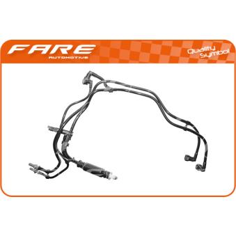 Tuyauterie de carburant FARE SA 13616 pour CITROEN BERLINGO 1.6 HDI 75 - 75cv