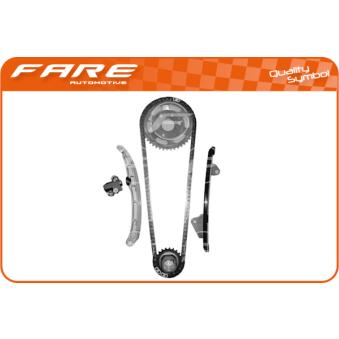 Kit de distribution par chaîne FARE SA 13855 pour PEUGEOT 307 1.4 D - 90cv