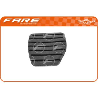 Revêtement de pédale, pédale de frein FARE SA 14393 pour MERCEDES-BENZ CLASSE E 1.5 DCI - 110cv Revêtement de pédale, pédale de frein FARE SA 14393 pour MERCEDES-BENZ CLASSE E 1.5 DCI - 110cv