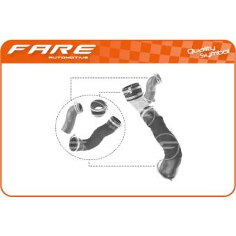 Gaine de suralimentation FARE SA OEM 1603028