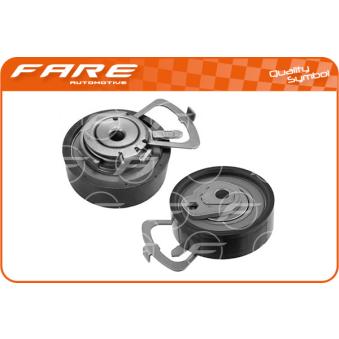 Poulie-tendeur, courroie de distribution FARE SA 14850 pour FIAT RITMO 1.9 TDI - 110cv