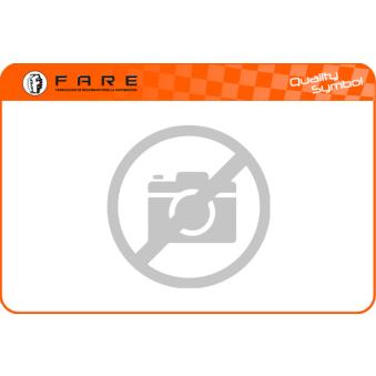 Durite de radiateur FARE SA 15521 pour AUDI A4 1.8 TDCi - 100cv