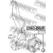 FEBEST 2982-DIVF - Moyeu de roue avant