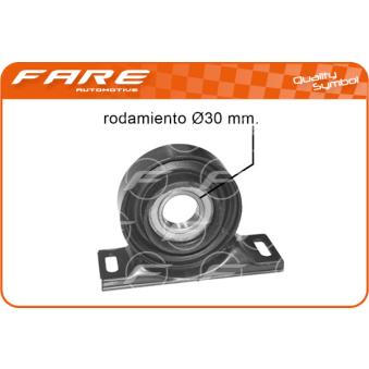 Suspension, arbre de cardan FARE SA 2607 pour BMW Série 3 325 tds - 143cv