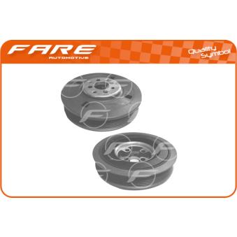 Poulie, vilebrequin FARE SA 2680 pour RENAULT EXPRESS 1.9 TDI - 110cv