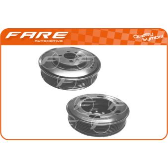 Poulie, vilebrequin FARE SA 2814 pour AUDI A4 1.8 T - 163cv