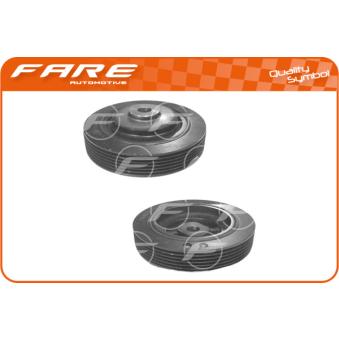 Poulie, vilebrequin FARE SA 2851 pour RENAULT MODUS 1.4 - 98cv
