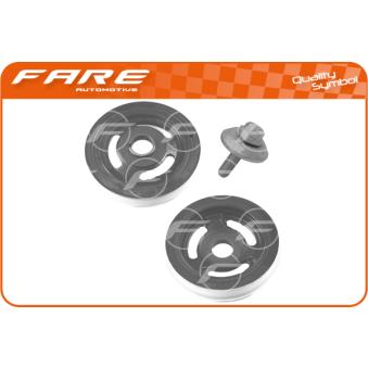 Kit de poulies, vilebrequin FARE SA 2964C pour JEEP COMPASS 1.6 HDI - 90cv