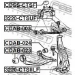 FEBEST 3220-CTSIILF - Rotule de suspension
