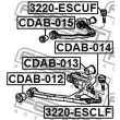 FEBEST 3220-ESCLF - Rotule de suspension