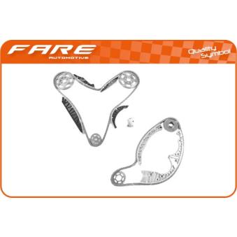 Kit de distribution par chaîne FARE SA 32167 pour AUDI A4 3.0 TDI - 204cv