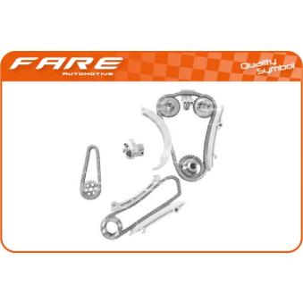 Kit de distribution par chaîne FARE SA 32174 pour BMW X5 3.0d - 184cv
