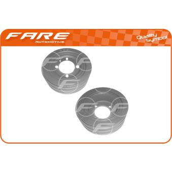 Poulie, vilebrequin FARE SA 4224 pour OPEL VECTRA 1.7 TD - 82cv