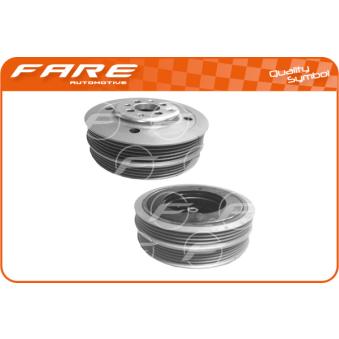 Poulie, vilebrequin FARE SA 4255 pour OPEL COMBO 1.9 TDI - 110cv