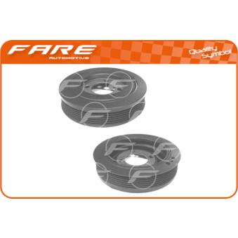 Poulie, vilebrequin FARE SA 4261 pour CITROEN C6 3.0 V6 - 211cv