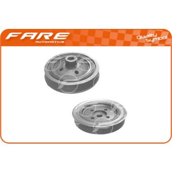 Poulie, vilebrequin FARE SA 4267 pour SUBARU OUTBACK 1.8 TDCi - 110cv