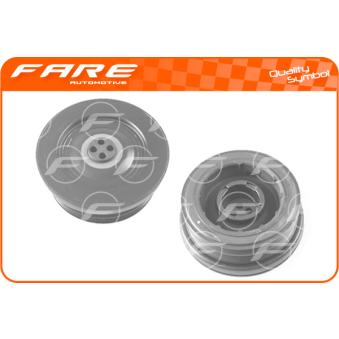 Poulie, vilebrequin FARE SA 4296 pour INFINITI FY33 3.0d - 218cv