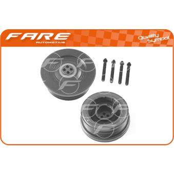 Kit de poulies, vilebrequin FARE SA 4296C pour INFINITI FY33 3.0d - 218cv