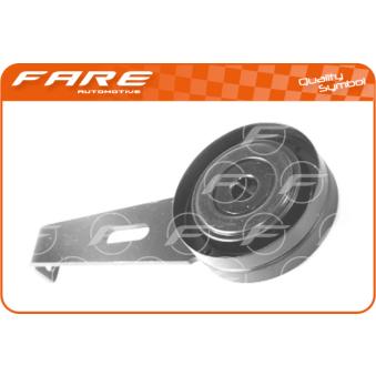 Poulie-tendeur, courroie trapézoïdale à nervures FARE SA 4461 pour CITROEN JUMPY 1.9 TD - 90cv