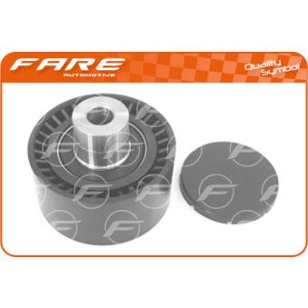 Poulie renvoi/transmission, courroie trapézoïdale à nervures FARE SA 4655 pour DODGE CHALLENGER 1.6 D - 110cv