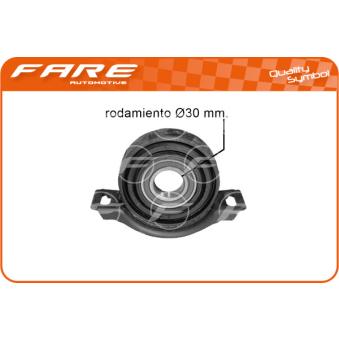 Suspension, arbre de cardan FARE SA 4795 pour MERCEDES-BENZ CLK 230 Kompressor - 197cv