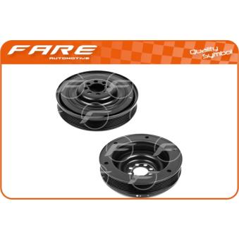 Poulie, vilebrequin FARE SA 4938 pour AUDI A6 2.8 - 190cv