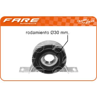 Suspension, arbre de cardan FARE SA 4970 pour BMW Série 3 325 tds - 143cv