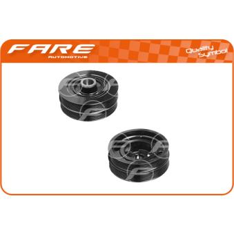 Poulie, vilebrequin FARE SA 5034 pour FORD MONDEO 1.6 Ti - 110cv