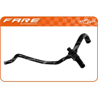 Durite de radiateur FARE SA 8432 pour RENAULT R19 1.9 D - 64cv