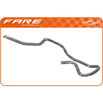 Durite de radiateur FARE SA 8963 pour FORD FIESTA 1.8 D - 60cv