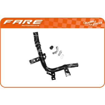 Tuyauterie de liquide de refroidissement FARE SA 9815 pour PEUGEOT 206 1.1 - 60cv