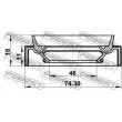 FEBEST 95JAS-48741118R - Bague d'étanchéité, arbre de transmission