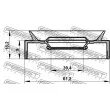 FEBEST 95PAS-41610913R - Bague d'étanchéité, arbre de transmission