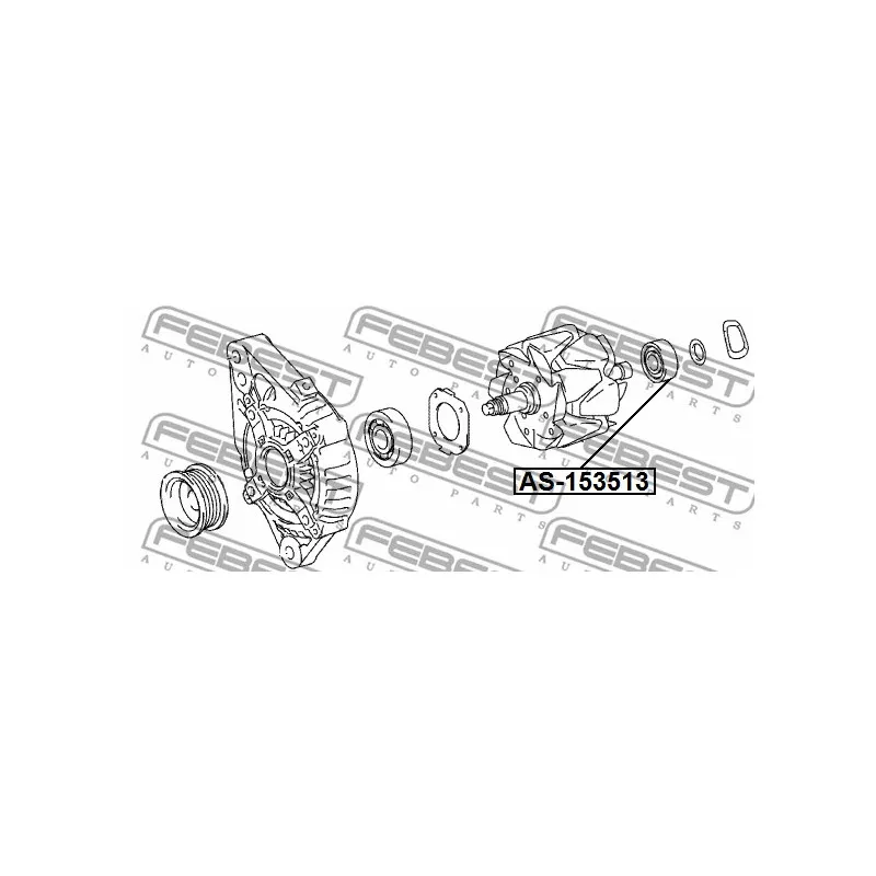 Support FEBEST AS-153513 - Visuel 2