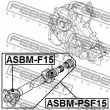 FEBEST ASBM-F15 - Joint, arbre longitudinal
