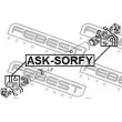 FEBEST ASK-SORFY - Joint, arbre longitudinal