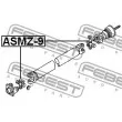 FEBEST ASMZ-9 - Joint, arbre longitudinal
