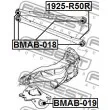 FEBEST BMAB-019 - Silent bloc de suspension (train arrière)