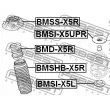 FEBEST BMSI-X5L - Patin de ressort