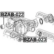 FEBEST BZAB-023 - Suspension, Différentiel