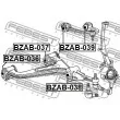 FEBEST BZAB-036 - Silent bloc de suspension (train avant)