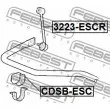 FEBEST CDSB-ESC - Suspension, stabilisateur